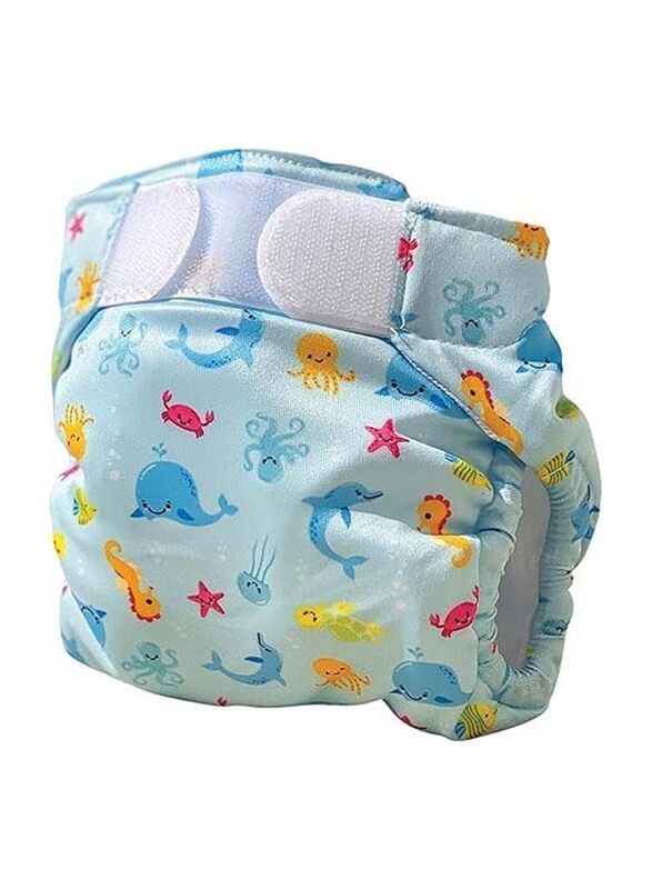 

Freds Swim Academy Reusable Swim Diaper, 4-9 Kg, Blue