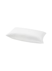 BYFT Tulip Percale Pillow Cover, 180 Thread Count, White