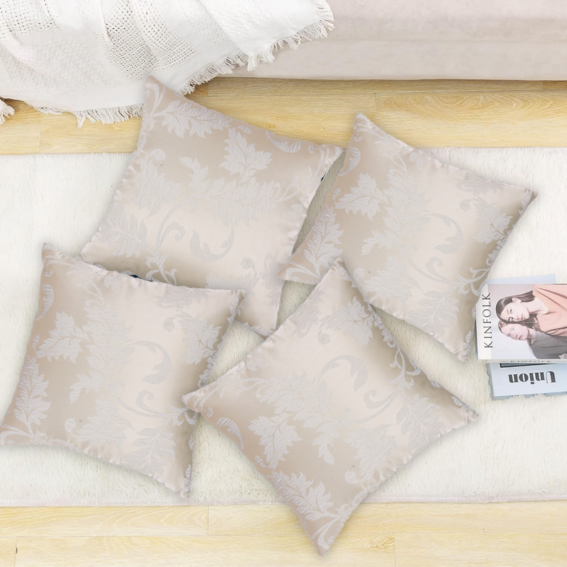 BYFT Regal Cream 16 x 16 Inch Decorative Cushion & Cushion Cover Set of 2