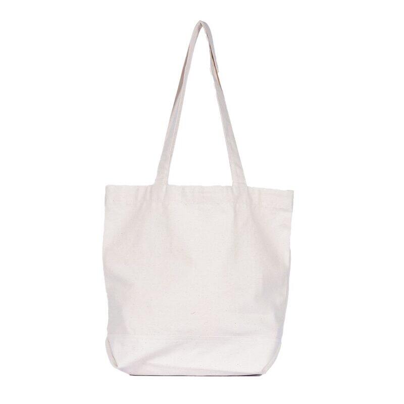 

BYFT White Canvas Bag With Cotton Handle