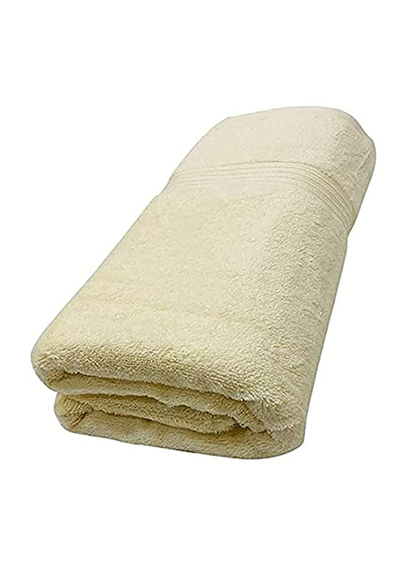 BYFT Home Essential 100% Cotton Bath Sheet, 90x 180cm, Cream