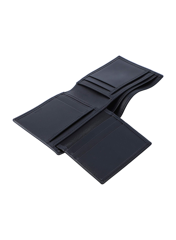 Jafferjees Rome Leather Bi-Fold Wallet for Men, Black