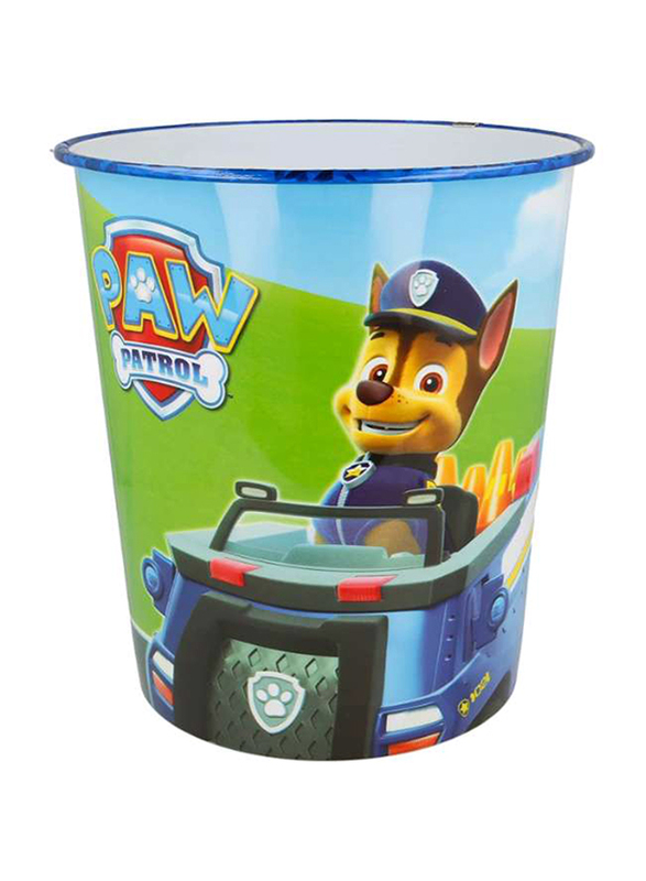 Nicklodeon Paw Patrol Boys Plastic Dustbin, 5 Liters, Multicolour