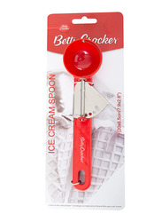 Betty Crocker Plastic Ice Cream Scoop, Red