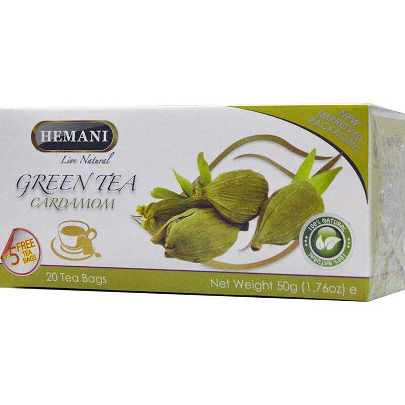 

Hemani Green Tea Cardamom 40gm