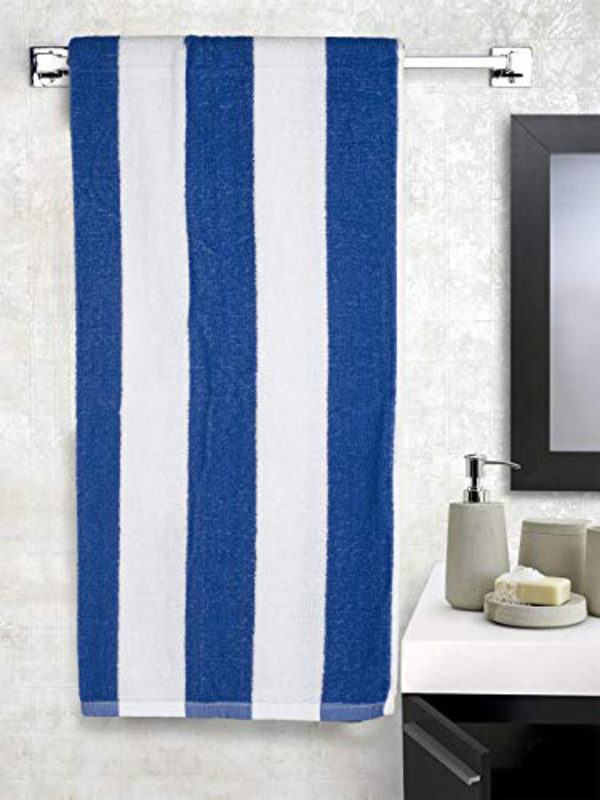 BYFT Petunia Pool Towel, Blue/White