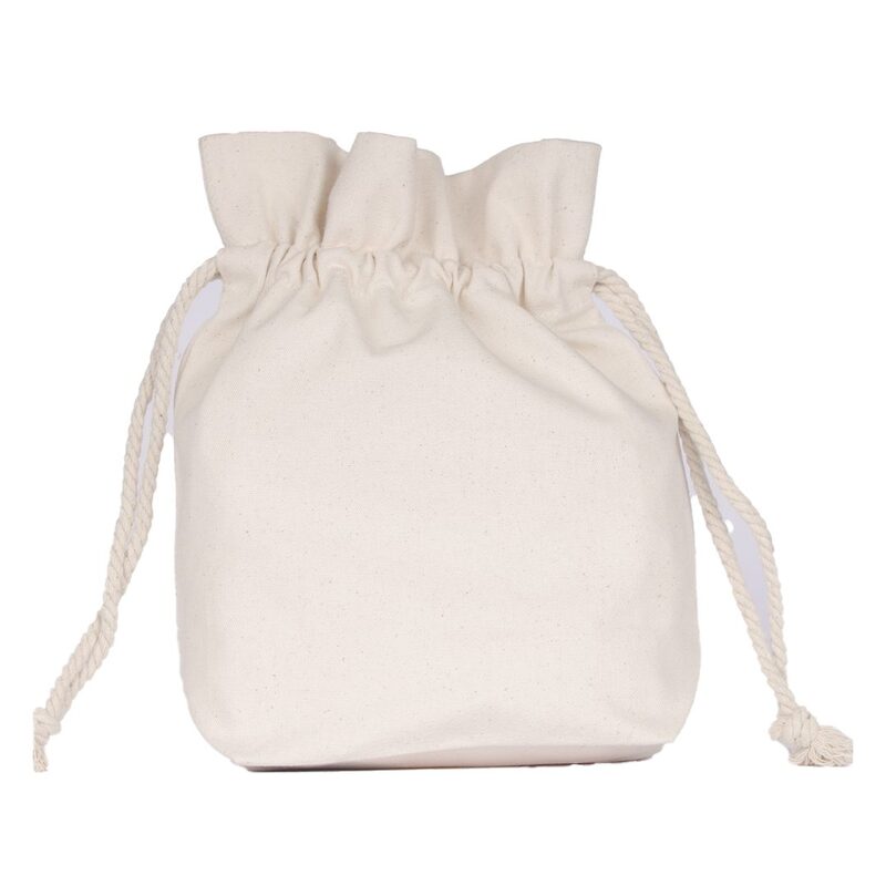 BYFT Natural Cotton Drawstring Bag