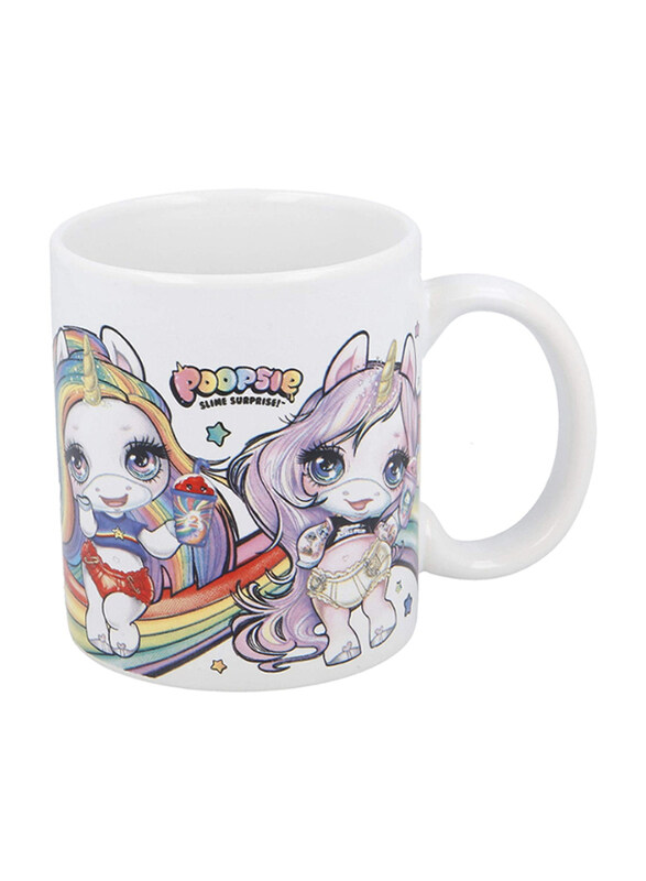

Disney 325ml Poopsie Printed Ceramic Mug, Multicolour