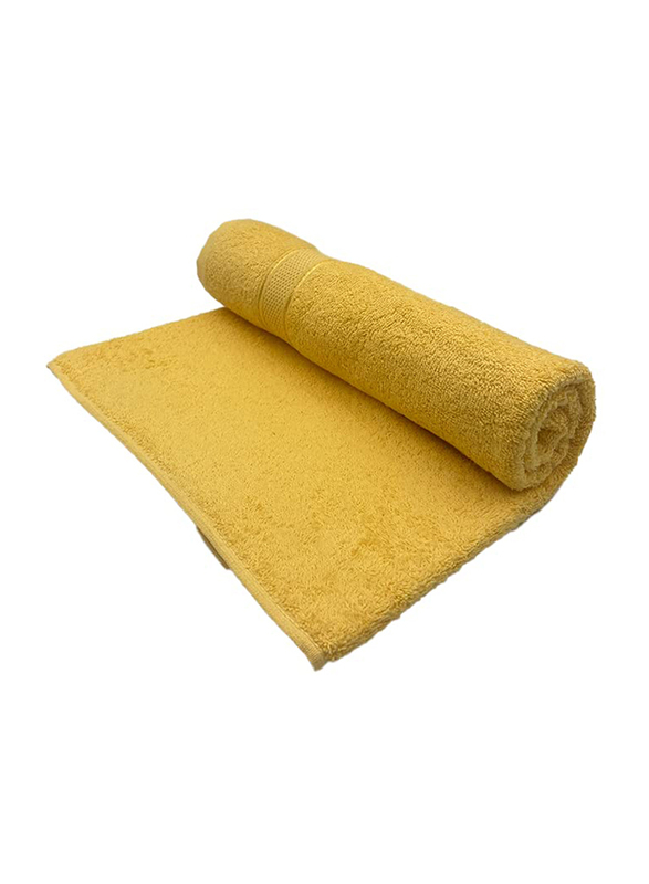 BYFT Daffodil 100% Cotton Bath Towel, 70 x 140cm, Yellow