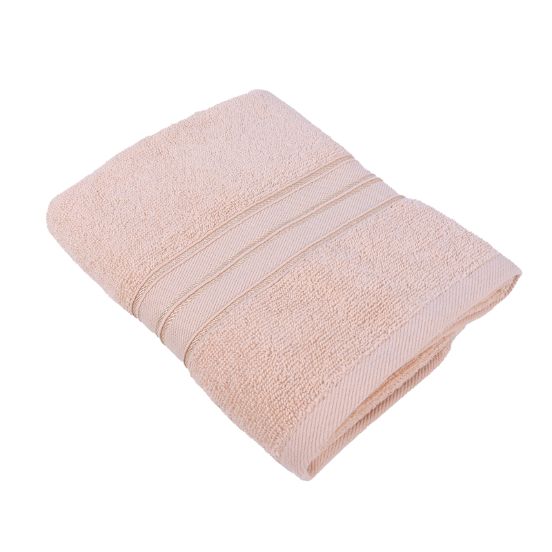 BYFT Home Trendy (Cream) Premium Hand Towel  (50 x 90 Cm - Set of 1) 100% Cotton Highly Absorbent, High Quality Bath linen with Striped Dobby 550 Gsm