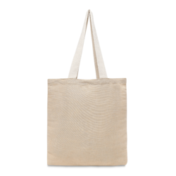 BYFT Unlaminated Juco Tote Bags (Natural) Reusable Eco Friendly Shopping Bag (35.56 x 40.64 Cm) Set of 6 Pcs