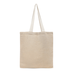 BYFT Unlaminated Juco Tote Bags (Natural) Reusable Eco Friendly Shopping Bag (35.56 x 40.64 Cm) Set of 12 Pcs