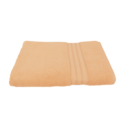 BYFT Home Trendy (Peach) Premium Bath Towel  (70 x 140 Cm - Set of 1) 100% Cotton Highly Absorbent, High Quality Bath linen with Striped Dobby 550 Gsm