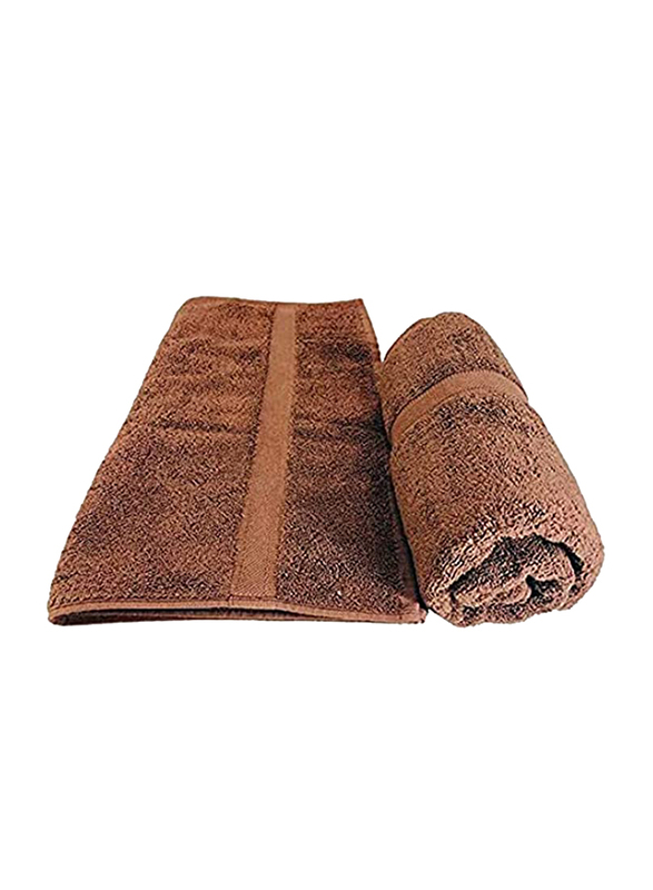 Hand Towel 40x75cm - Brown - 100% Cotton - BYFT Camellia - Pack of 2