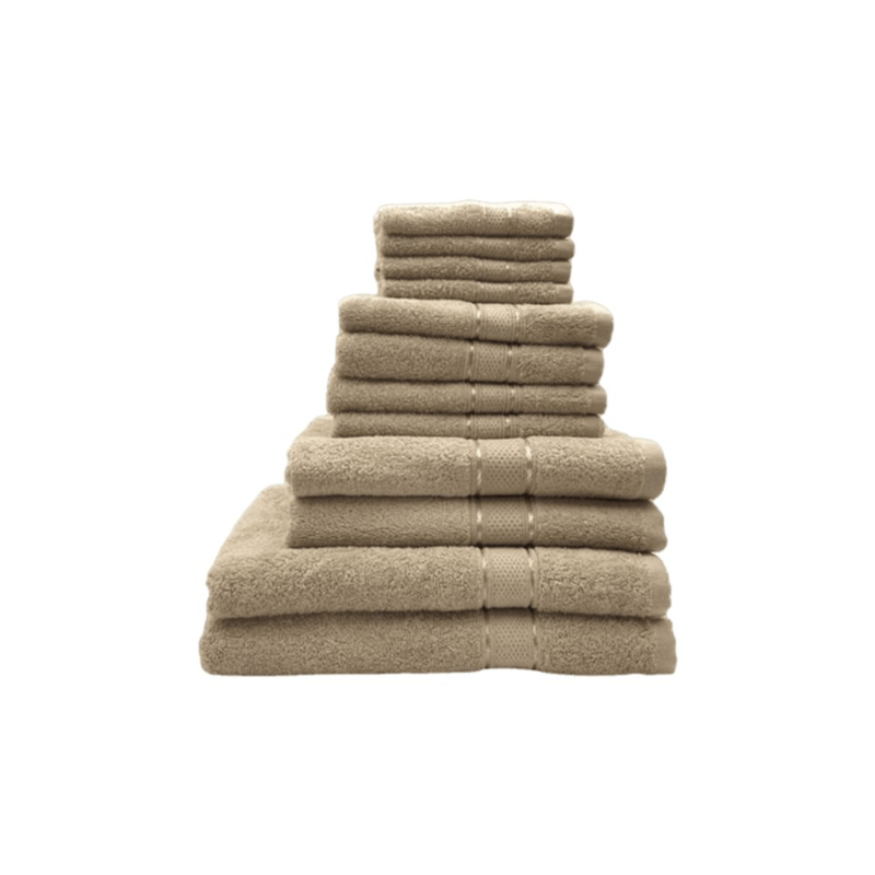 

BYFT Daffodil(Light Beige)100% Cotton Premium Bath Linen Set(4 Face,4 Hand,2 Adult & 2 Kids Bath Towels with 2 Adult & 2,8yr Kids Bathrobe)Super Soft,Quick