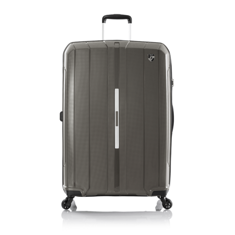 Heys Maximus 56 Cm Grey Hard Case Trolley Bag Duraflex Light Weight Luggage Set of 1 pc DubaiStore Dubai