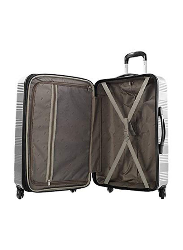 Heys Runway 4W Trolley Luggage Suitcase Unisex, 53cm, Silver