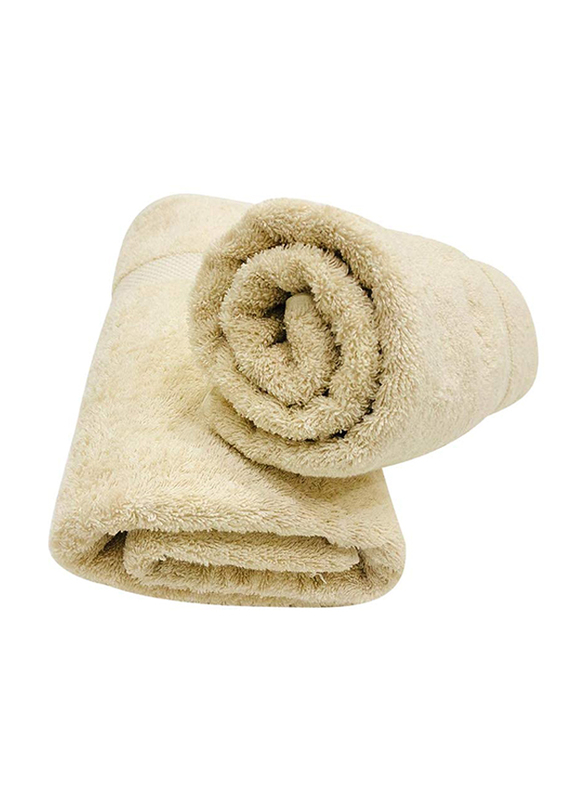 BYFT Gardenia 100% Cotton Hand Towel Set, 2 Piece, Beige