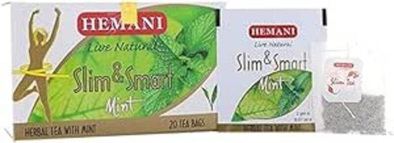 

Hemani Herbal Tea Slim & Smart Tea with Mint 40gm