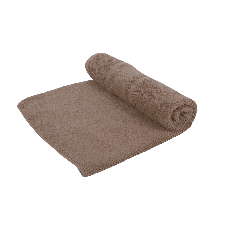 BYFT Home Castle (Beige) Premium Bath Sheet  (90 x 180 Cm - Set of 1) 100% Cotton Highly Absorbent, High Quality Bath linen with Diamond Dobby 550 Gsm