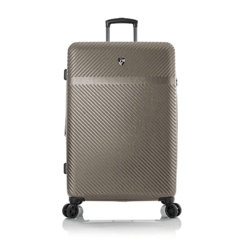 Heys Charge A Weigh 2.0 - 76 Cm (Taupe) Hard Case Trolley Bag (Polycarbonate) with Dual 360° Spinner Wheels Set of 1 pc
