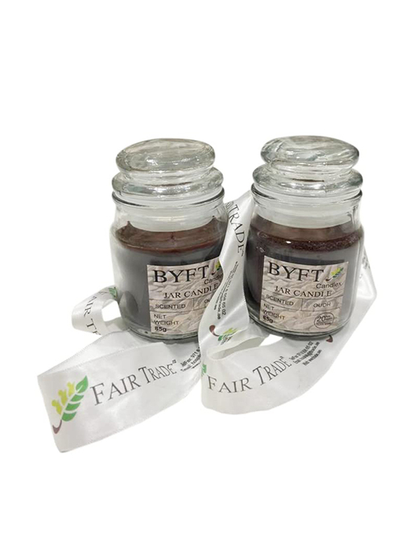 BYFT 3oz. Jar Candle Oudh Scent Bundle of 2