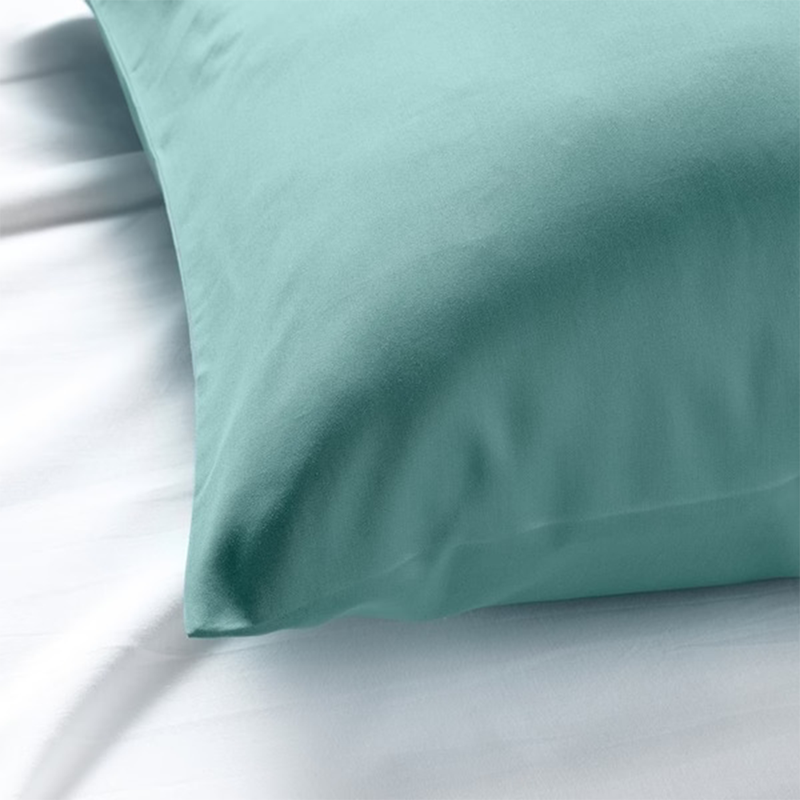 BYFT Orchard Exclusive (Sea Green) Queen Size Flat Sheet and pillow case Set (Set of 3 pcs) 100% Cotton Soft and Luxurious Hotel Quality Bed linen -180 TC