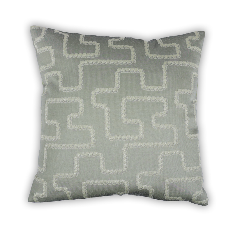 BYFT Maze Green 16 x 16 Inch Decorative Cushion & Cushion Cover Set of 2