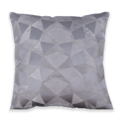 BYFT Crystal Grey 16 x 16 Inch Decorative Cushion Cover Set of 2