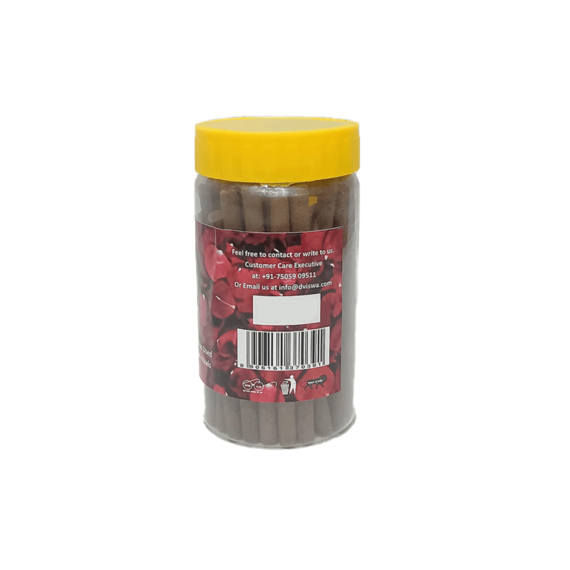 

BYFT D Viswa Royal Rose DHOOP Stick 3.5 INCH (40 PC) I 100% Charcoal Free & NO Bamboo Used