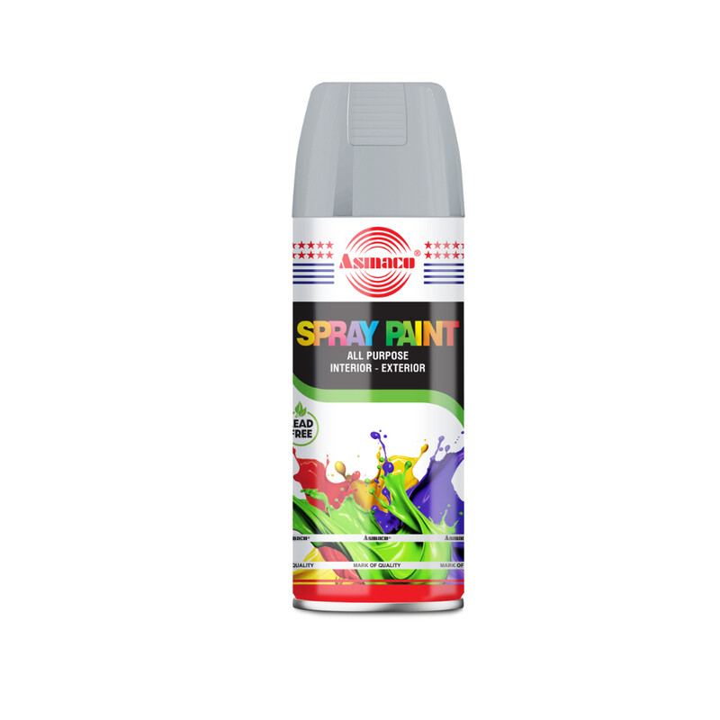 

Asmaco Spray Paint - Matt Silver - 400 Ml - Set of 01