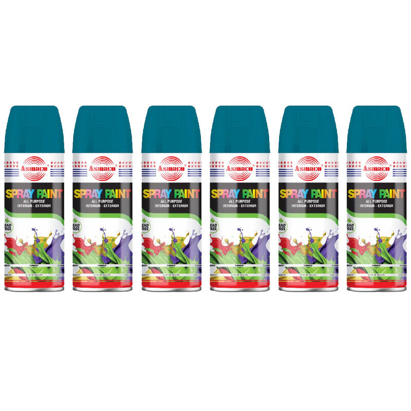 

Asmaco Spray Paint - Oxford Blue - 400 Ml - Set of 06