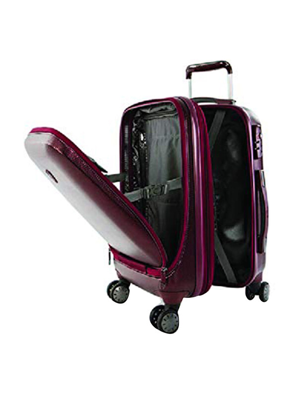 Heys Portal Access 4W Trolley Luggage Suitcase Unisex, 66cm, Black/Purple