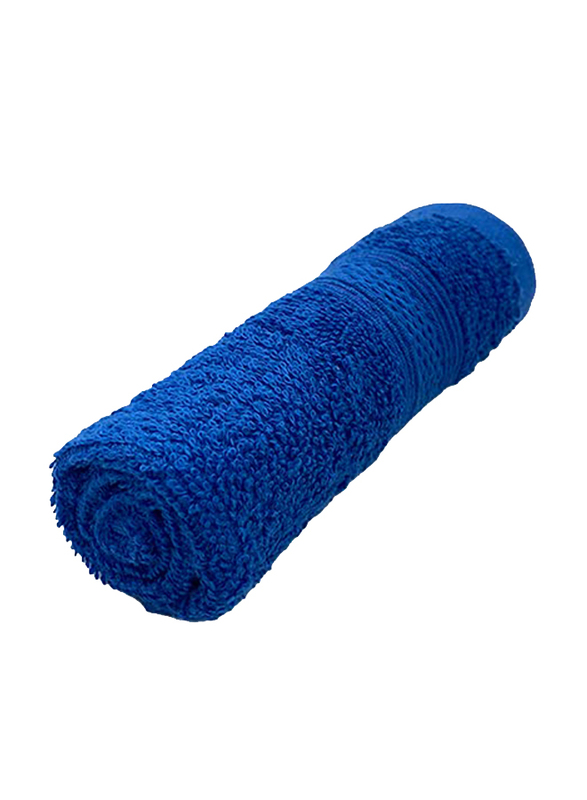 BYFT Daffodil 100% Cotton Washcloth, 30 x 30cm, Royal Blue
