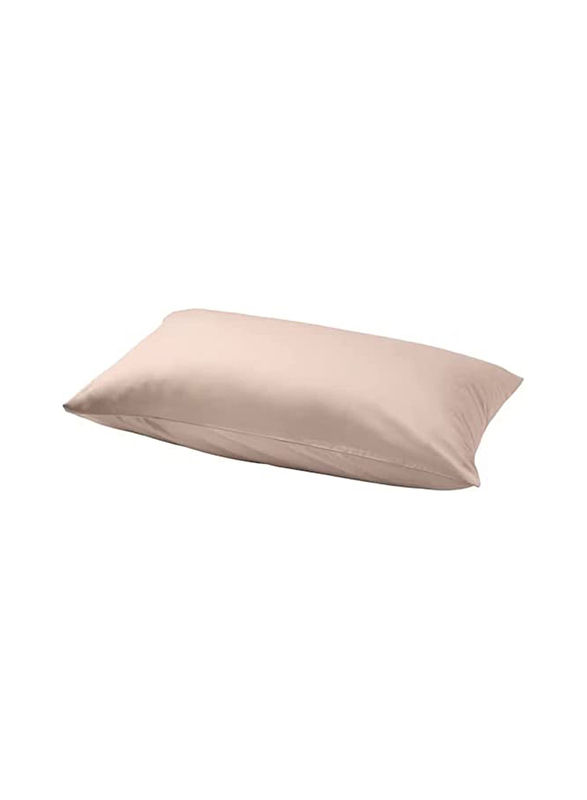 BYFT Tulip Percale Pillow Cover, 180 Thread Count, Beige