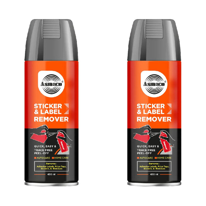 

Asmaco Sticker & Label Remover - 450 Ml - Set of 02