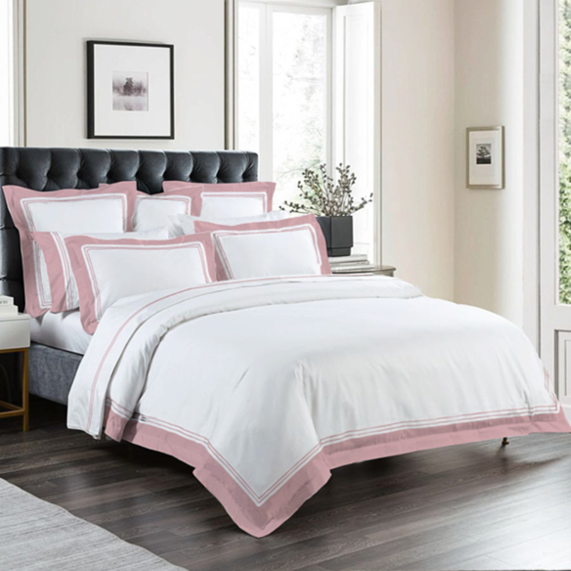 

BYFT Home Design King Duvet Cover 230 x 240 Cm 2 Pillow Cover 50 x 75 Cm 250 Tc Rose Button Closure 100% Cotton Set of 3