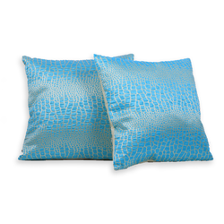 BYFT Azure Elegance Arctic Blue 16 x 16 Inch Decorative Cushion & Cushion Cover Set of 2