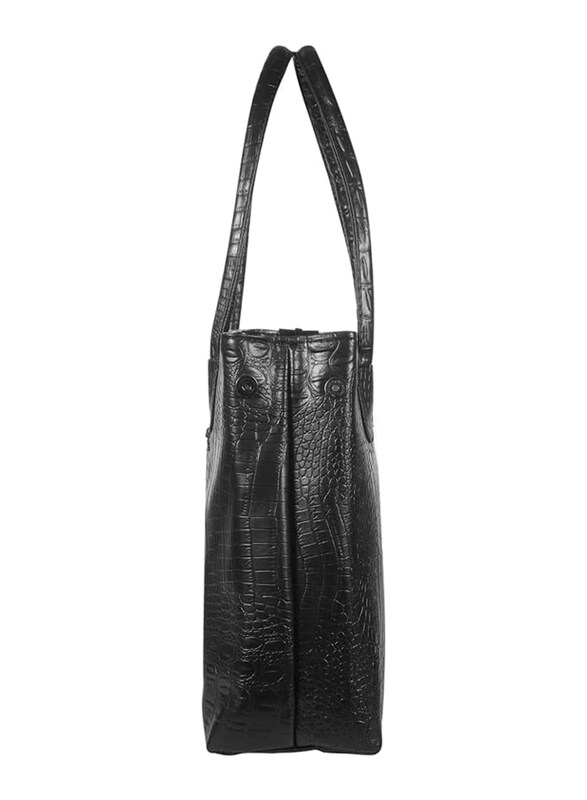 Mounthood Aradia Leather Hand/Shoulder Bag for Women, Black