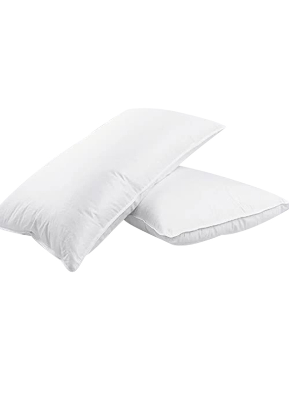 BYFT Orchard Premium 1Kg Filling Microfiber Cotton Pillows, 50 x 70cm, White