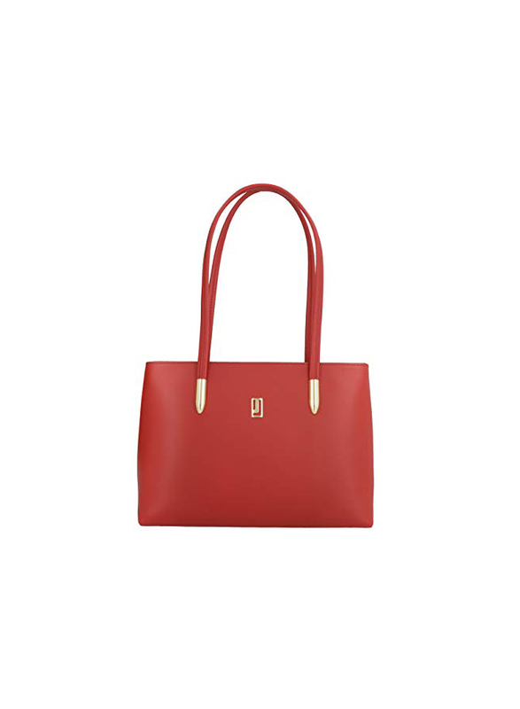 Jafferjees The Azalea Leather Satchel Handbag for Women, Red