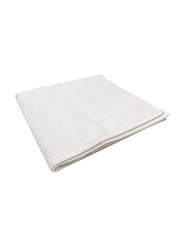 BYFT Iris 100% Cotton Bath Sheet, 90 x 180cm, White