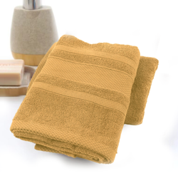 BYFT Home Castle (Cream) Premium Hand Towel  (50 x 90 Cm - Set of 1) 100% Cotton Highly Absorbent, High Quality Bath linen with Diamond Dobby 550 Gsm