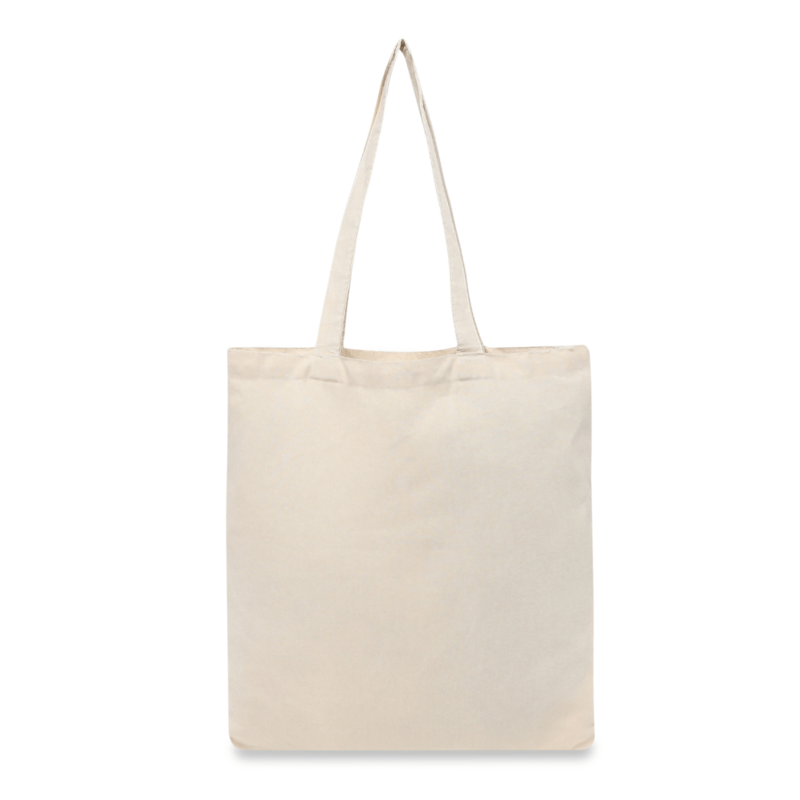 BYFT Canvas 4 Oz Tote Bags (Natural) Reusable Eco Friendly Shopping Bag (35.56 x 40.64 Cm) Set of 1 Pc