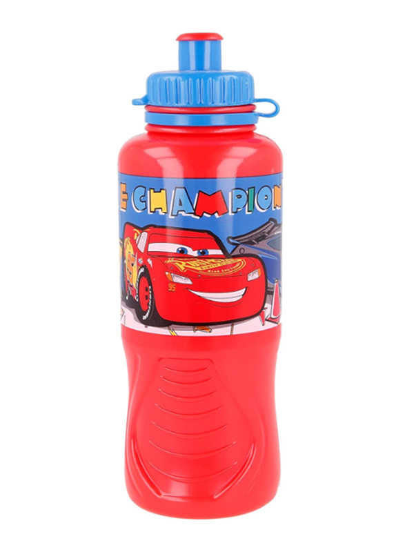 Disney 400ml Lets Car Race Ergo Sport Water Bottle, Multicolour