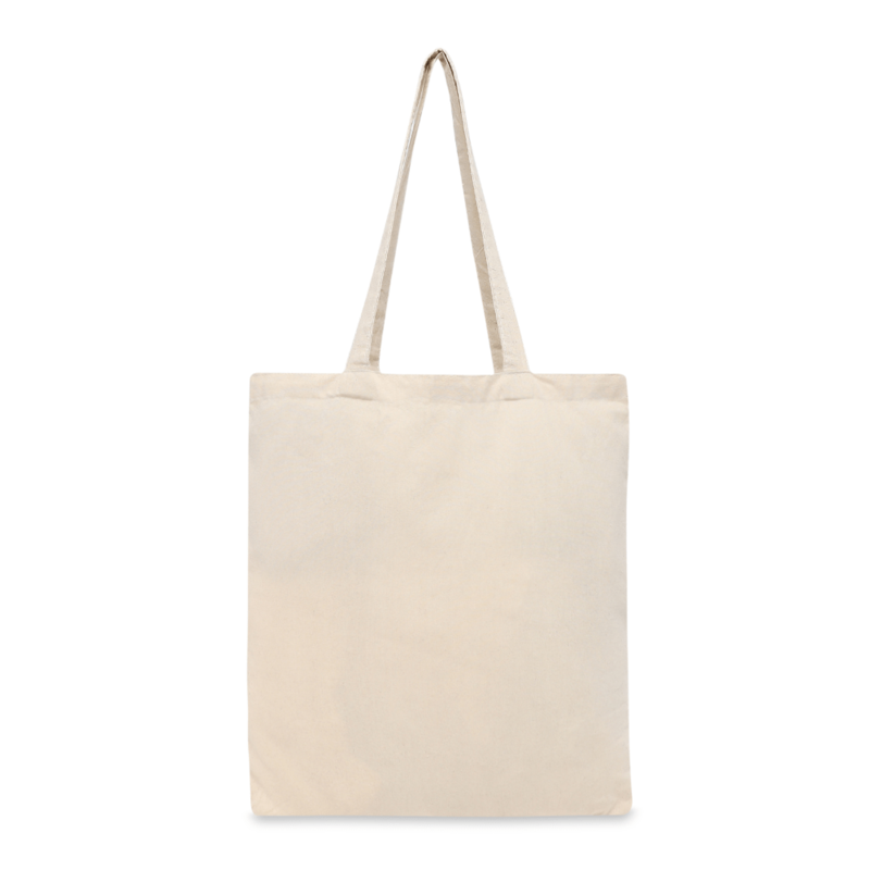 BYFT Canvas 4 Oz Tote Bags (Natural) Reusable Eco Friendly Shopping Bag (35.56 x 40.64 Cm) Set of 2 Pcs