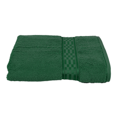 BYFT Home Ultra (Green) Premium Bath Towel  (70 x 140 Cm - Set of 1) 100% Cotton Highly Absorbent, High Quality Bath linen with Checkered Dobby 550 Gsm
