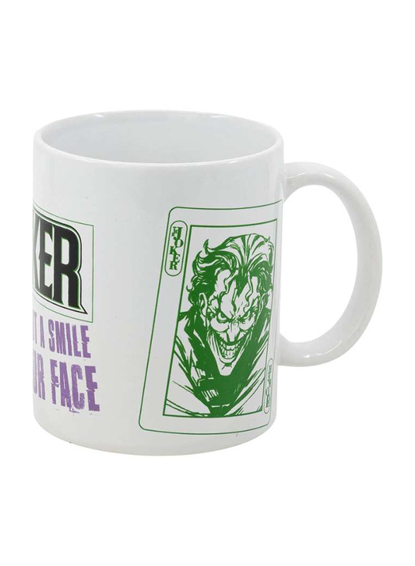 Disney 325ml Joker Printed Ceramic Mug, Multicolour