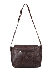 Mounthood Medusa Leather Bag for Women, Brown