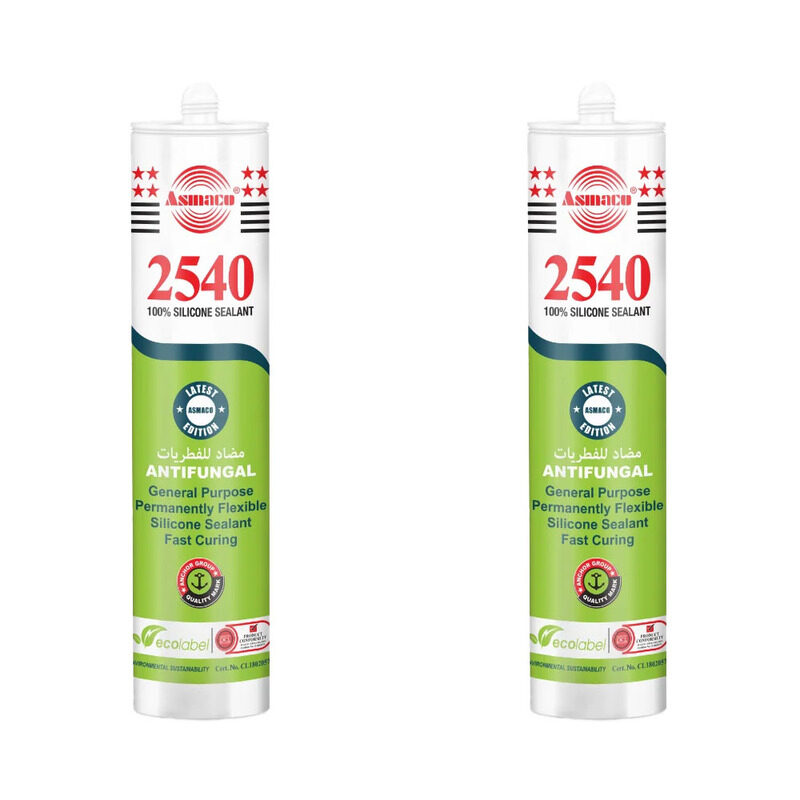 

Asmaco 2540 Silicone Sealant - Black - 280 Ml - Set of 02